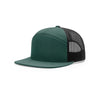 168 Richardson 7-Panel Trucker Cap-Dark Green/Black