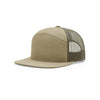 168 Richardson 7-Panel Trucker Cap-Pale Khaki/Loden