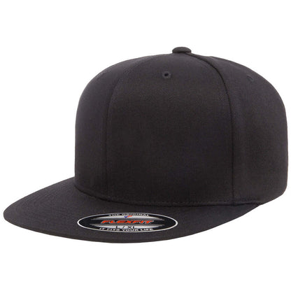 6297F Flexfit Hat Pro-Baseball On-Field Shape Cap- Black 1