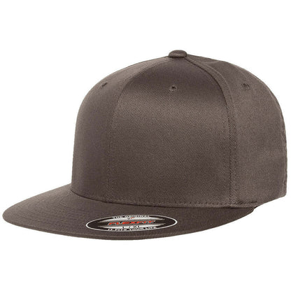 6297F Flexfit Hat Pro-Baseball On-Field Shape Cap- Dark Grey