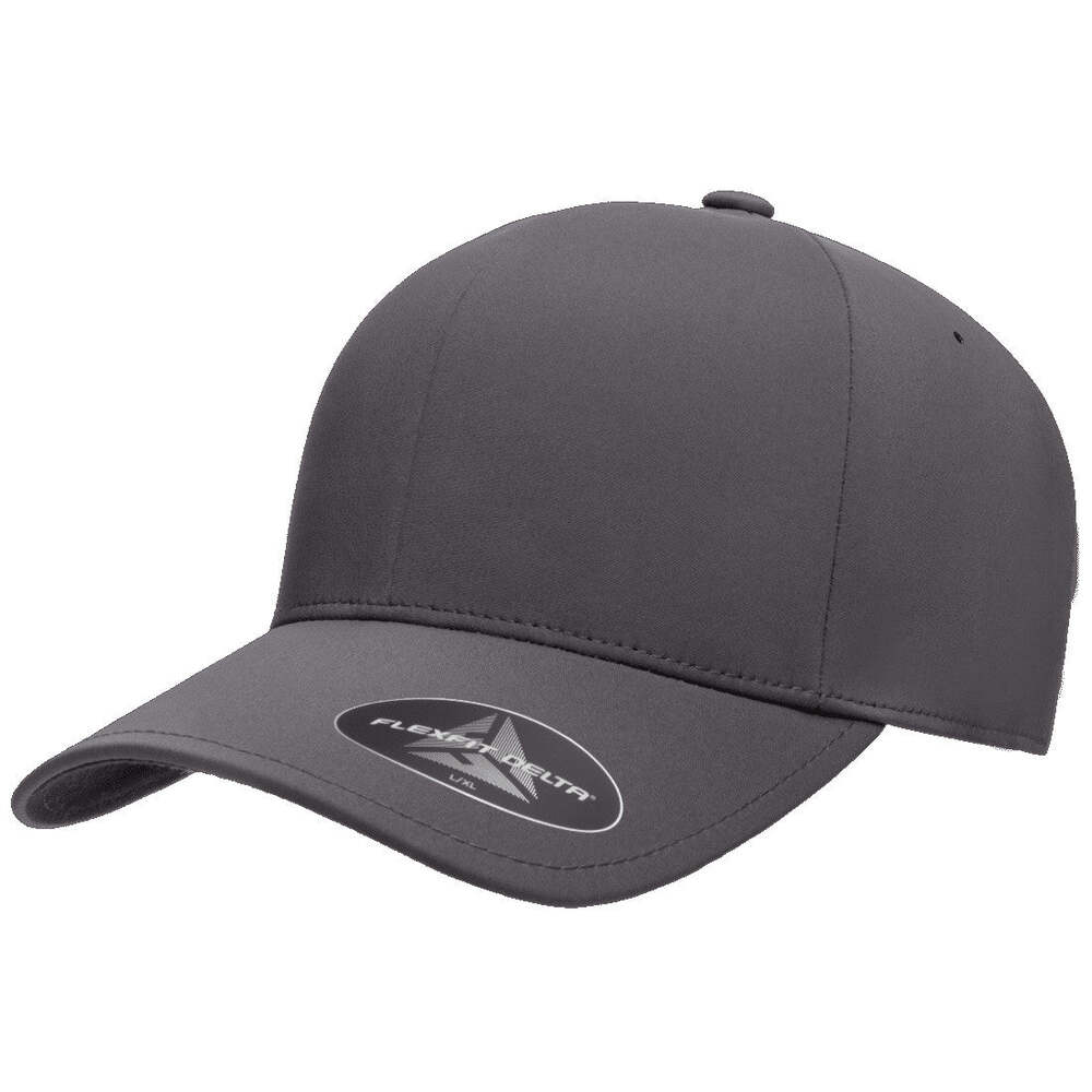 Flexfit Delta 180 Premium Baseball Cap-Dark Grey