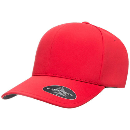 Flexfit Delta 180 Premium Baseball Cap-Red