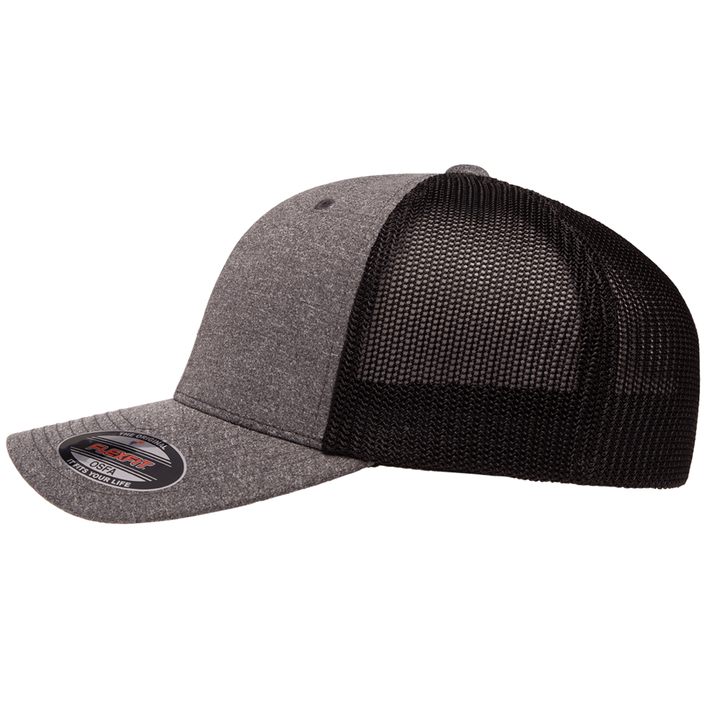 Flexfit Melange Trucker Cap 6311 The Hat Pros Inc