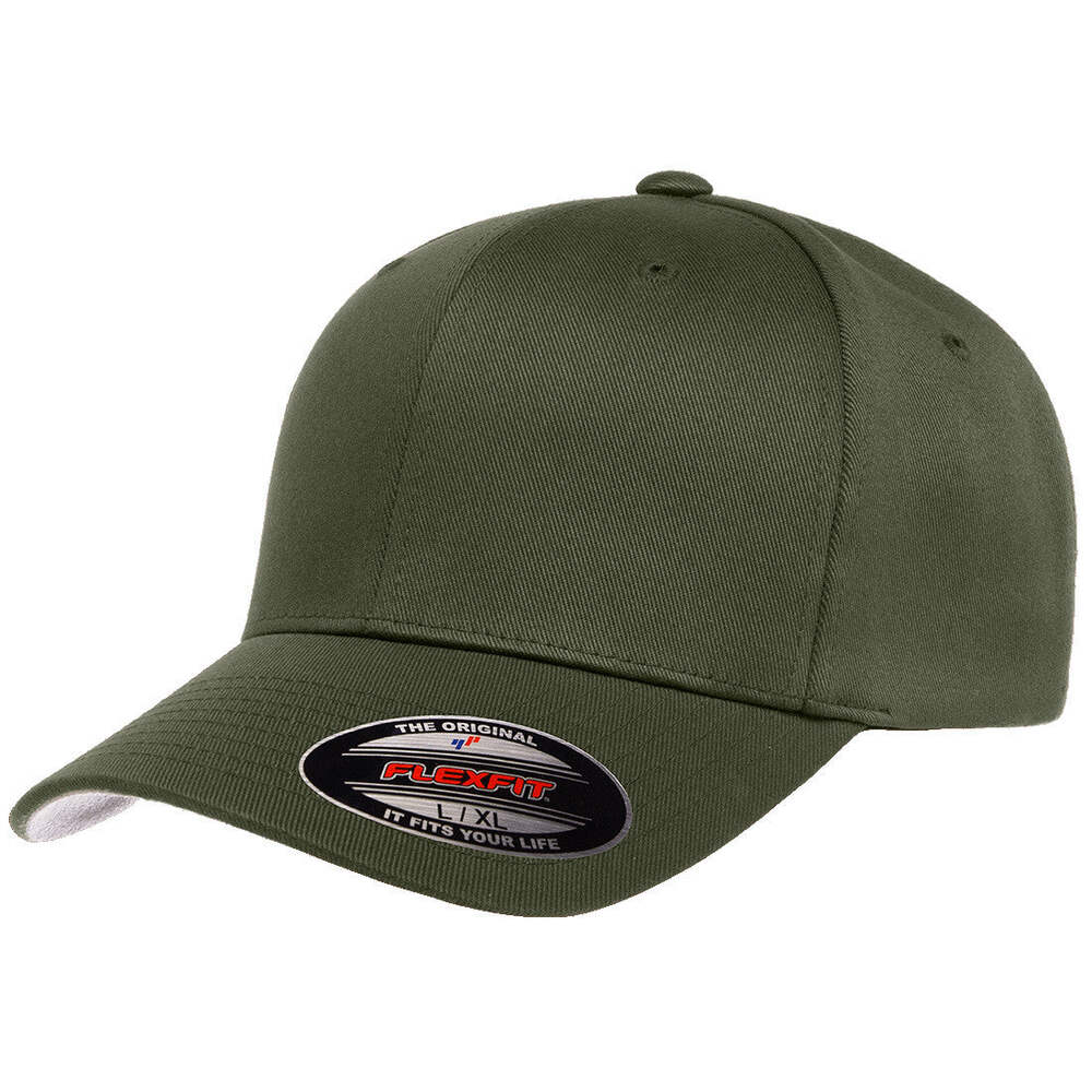 Flexfit Wooly Combed Twill Fitted Cap 6277 The Hat Pros Inc