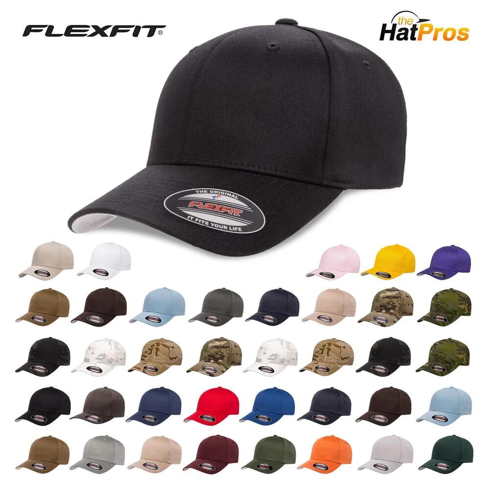 Wholesale Blank Flexfit Hats – Premium Stretch-Fit Caps for Branding ...