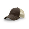 Richardson 111 Garment Washed Trucker-Brown/Khaki
