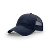 Richardson 111 Garment Washed Trucker-Navy