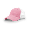 Richardson 111 Garment Washed Trucker-Pink/White