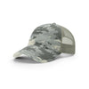 Richardson 111P Garment Washed Printed Trucker-Digital Camo/Light Green