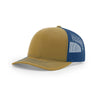 Richardson 112 Classic Trucker Snapback Cap-Two-Tone Colorways-Biscuit/True Blue