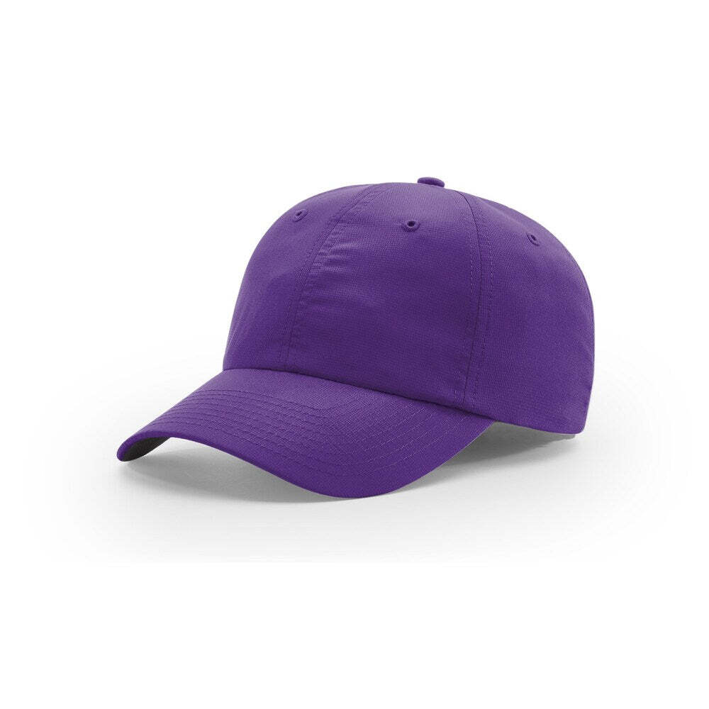 Richardson 220 Relaxed Unstructured Lighweight Performance Polyester Hat-Purple