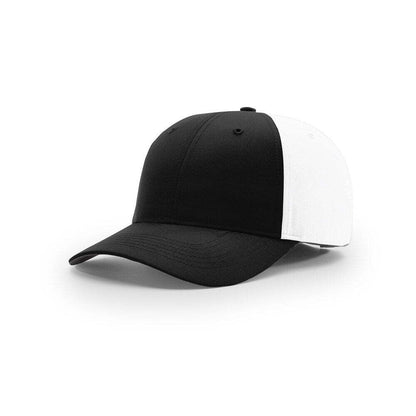 Richardson 225 Casual Performance Hat-Black/White
