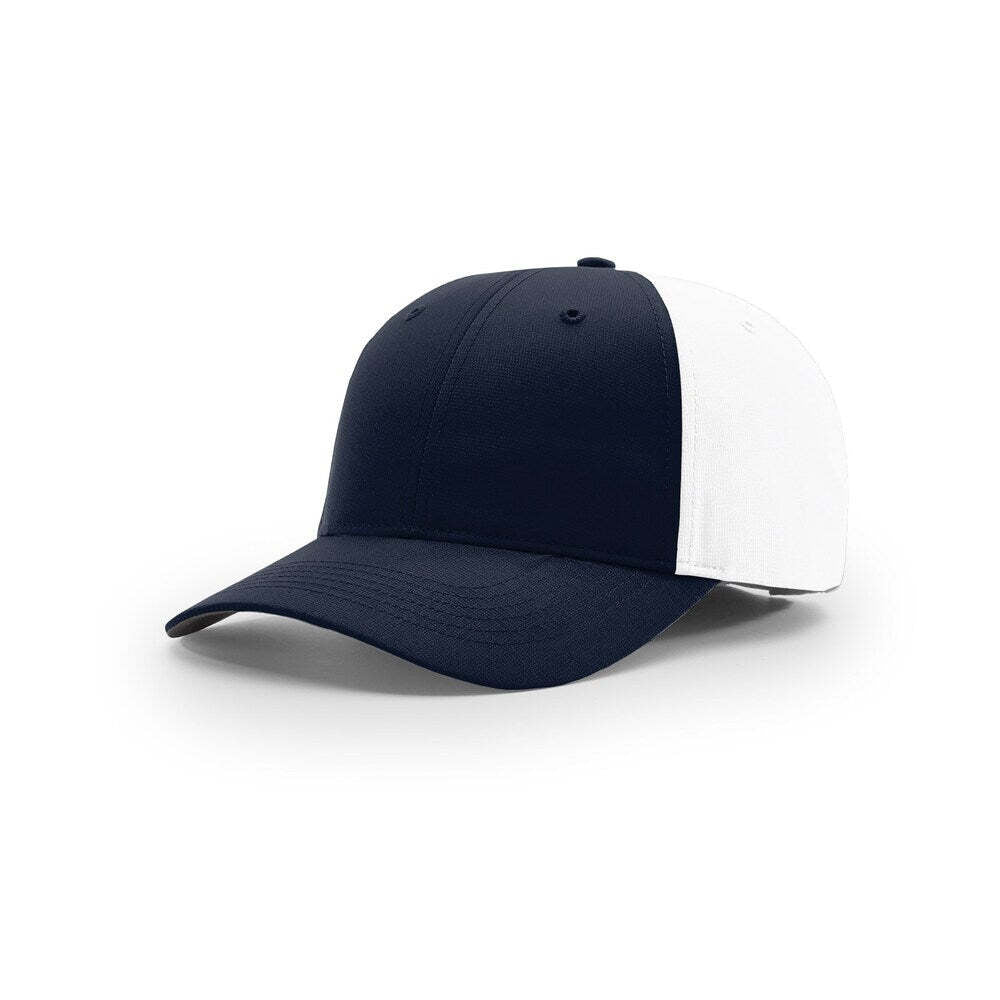 Richardson 225 Casual Structured Lighweight Performance Polyester Hat  -  OSFM - Navy/White 1