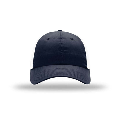 Richardson 225 Casual Structured Lighweight Performance Polyester Hat  -  OSFM - Navy/White 2