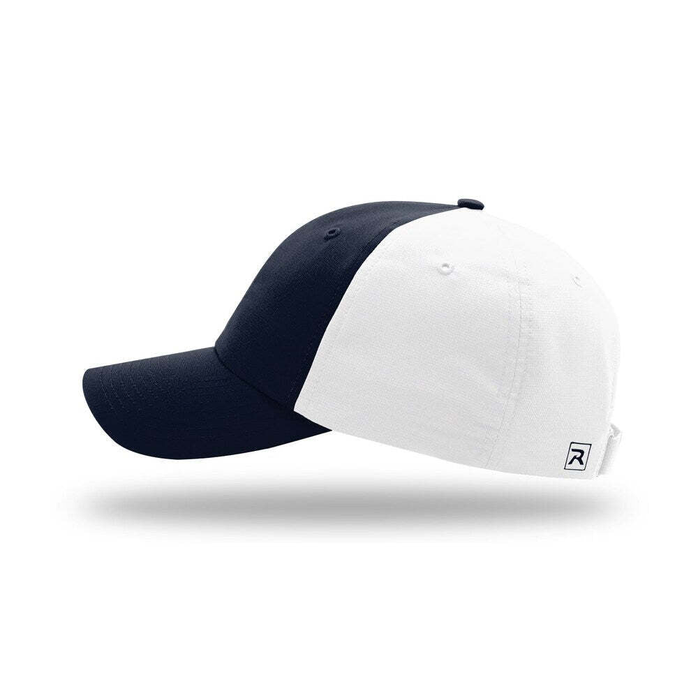 Richardson 225 Casual Structured Lighweight Performance Polyester Hat  -  OSFM - Navy/White 3