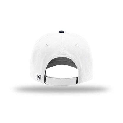 Richardson 225 Casual Structured Lighweight Performance Polyester Hat  -  OSFM - Navy/White 5