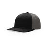 Richardson 312 Twill Back Classic Trucker-Black/Charcoal