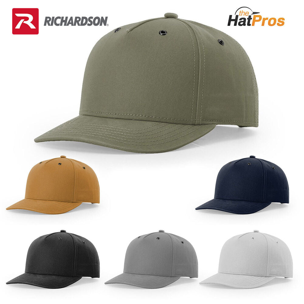 Richardson 336 Burnside Brushed Cotton Canvas Hat with Adjustable Snapback.jpg