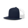 Richardson 511 Flatbill Trucker Cap-Navy/White