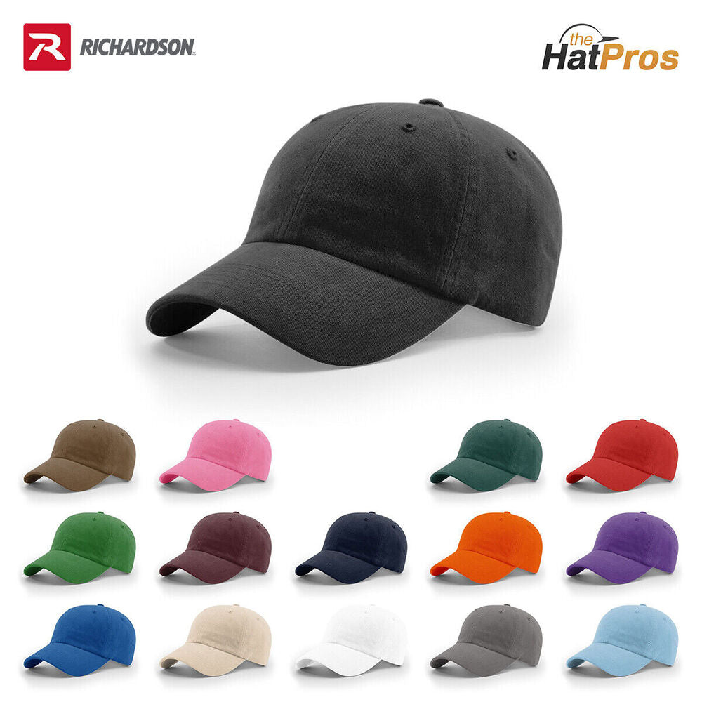 Richardson R55 Garment Washed Twill Dad Hat with Cloth Hideaway Backstrap.jpg