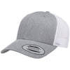 Yp Classics Retro Trucker Hat 6606-Heather/White