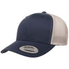 Yp Classics Retro Trucker Hat 6606-Navy/Silver