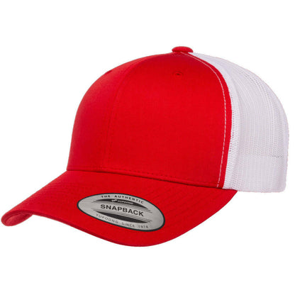 Yp Classics Retro Trucker Hat 6606-Red/White