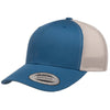 Yp Classics Retro Trucker Hat 6606-Steel Blue/Silver