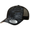 Yp Classics Retro Trucker Hat 6606-Typhon Black