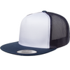 Yupoong Classic 6006 Snapback Trucker Cap-Navy/White/Navy