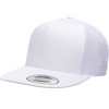 Yupoong Classic 6006 Snapback Trucker Cap-White