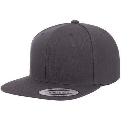 Yupoong Hat Snapback Pro-Style Wool Blend Cap 6089-Dark Grey