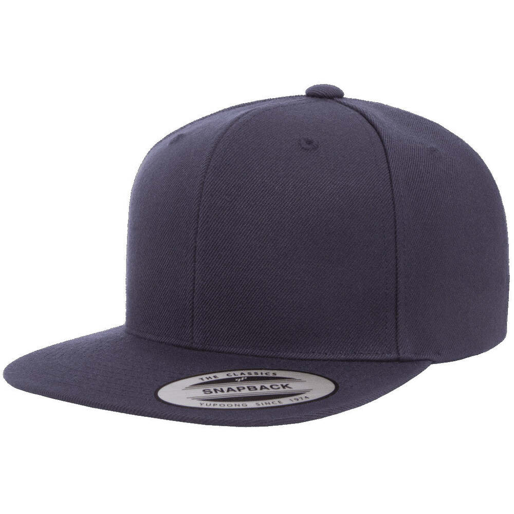 Yupoong Hat Snapback Pro-Style Wool Blend Cap 6089-Navy