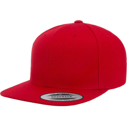 Yupoong Hat Snapback Pro-Style Wool Blend Cap 6089-Red